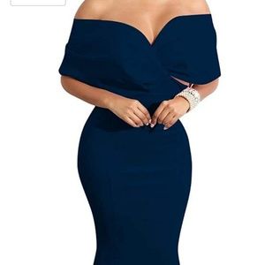 Dress of the shoulder